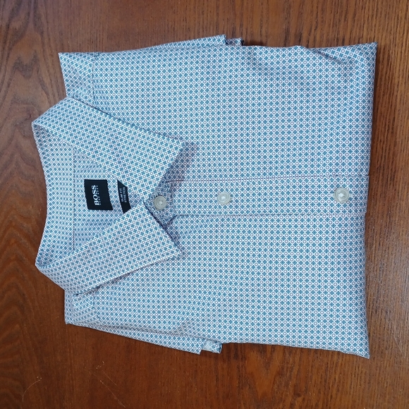 Men's Hugo Boss Ronni Long Sleeve Slim Fit Button Down Dress Shirt